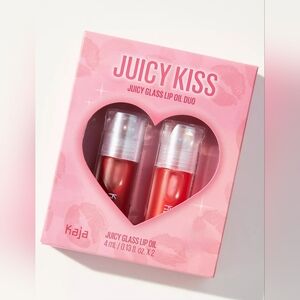 Kaja Beauty Juicy Kiss Juicy Glass Lip Oil Duo